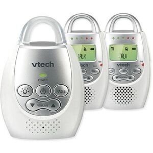 VTech DM221-2-BU portable digital audio baby monitor set